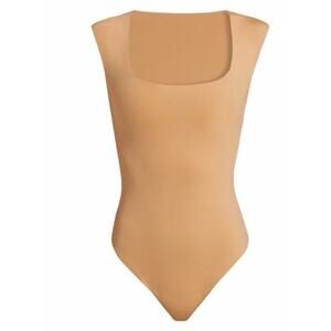 Commando Neoprene Cap Sleeve Bodysuit Nude XL NEW